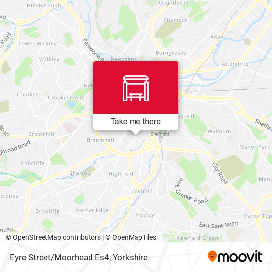 Eyre Street/Moorhead Es4 map