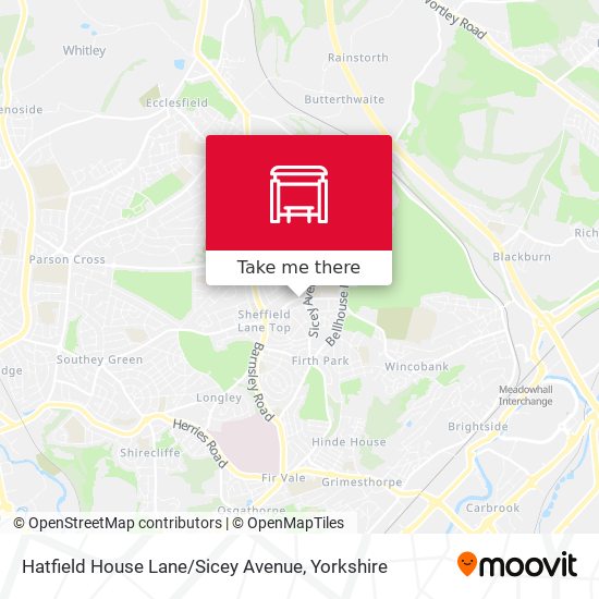 Hatfield House Lane / Sicey Avenue map