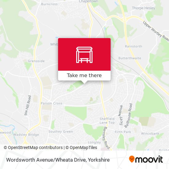 Wordsworth Avenue/Wheata Drive map