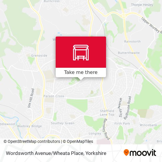 Wordsworth Avenue/Wheata Place map
