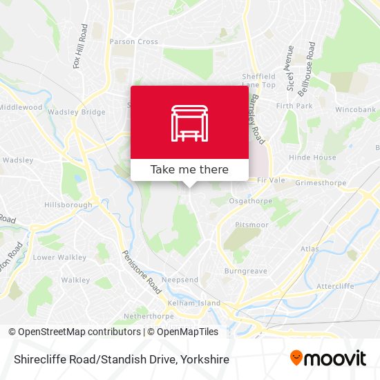 Shirecliffe Road / Standish Drive map