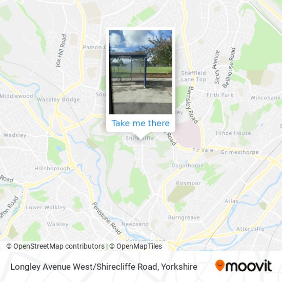 Longley Avenue West / Shirecliffe Road map