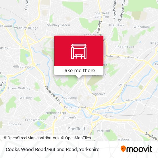 Cooks Wood Road/Rutland Road map