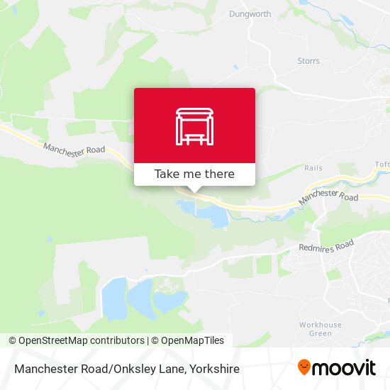 Manchester Road/Onksley Lane map