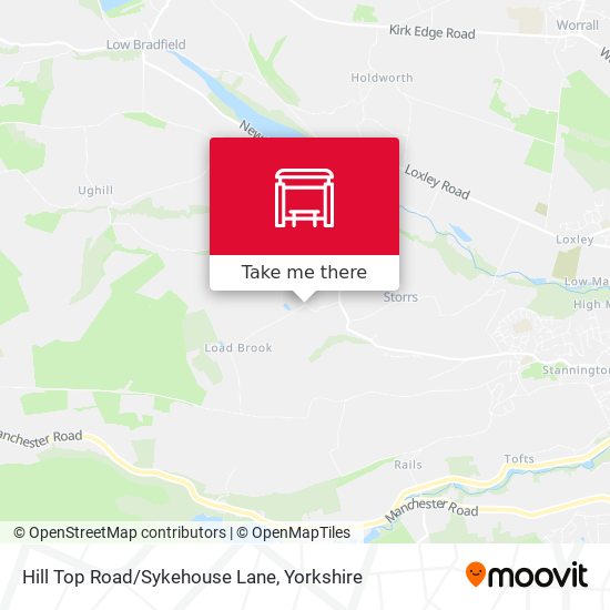Hill Top Road/Sykehouse Lane map