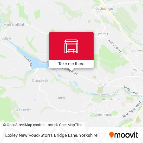Loxley New Road / Storrs Bridge Lane map