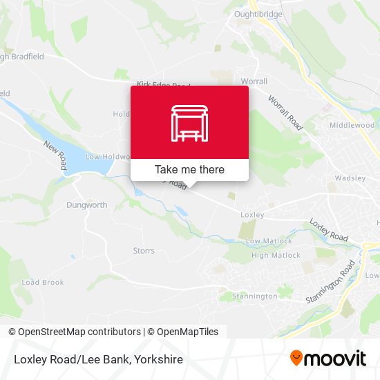 Loxley Road/Lee Bank map