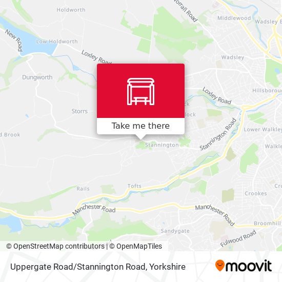 Uppergate Road / Stannington Road map