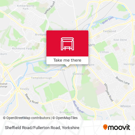 Sheffield Road/Fullerton Road map