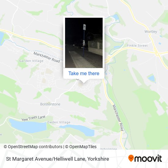 St Margaret Avenue / Helliwell Lane map