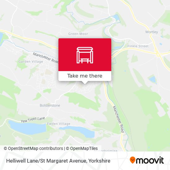 Helliwell Lane / St Margaret Avenue map
