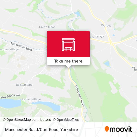 Manchester Road/Carr Road map