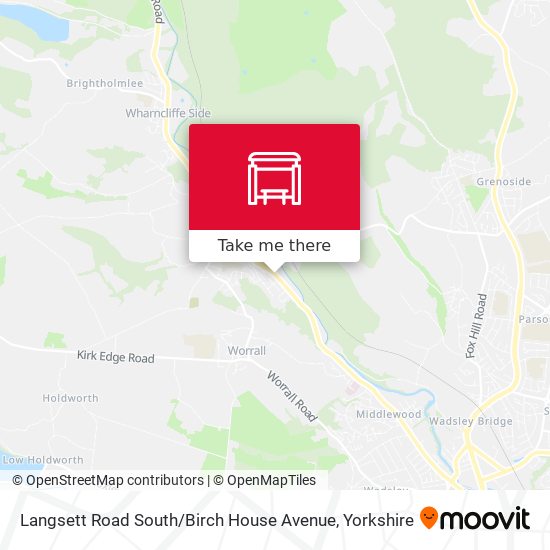 Langsett Road South / Birch House Avenue map
