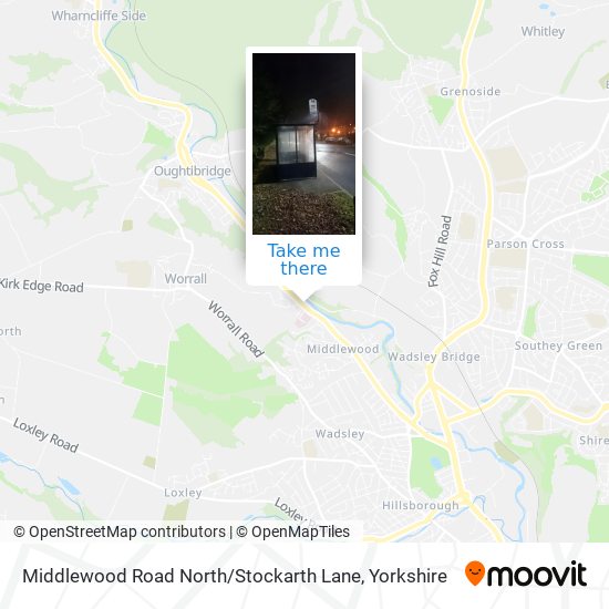 Middlewood Road North / Stockarth Lane map