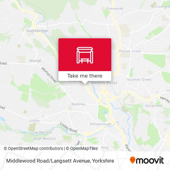 Middlewood Road / Langsett Avenue map
