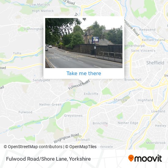 Fulwood Road/Shore Lane map