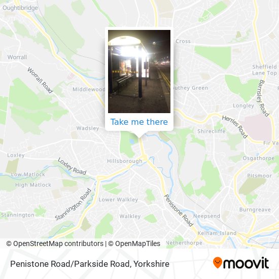 Penistone Road/Parkside Road map