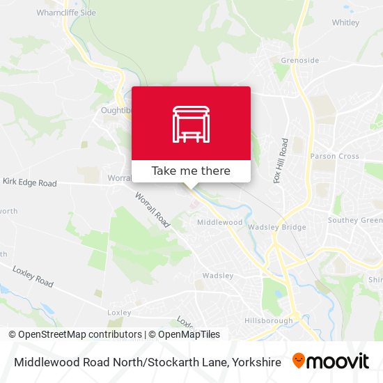 Middlewood Road North / Stockarth Lane map