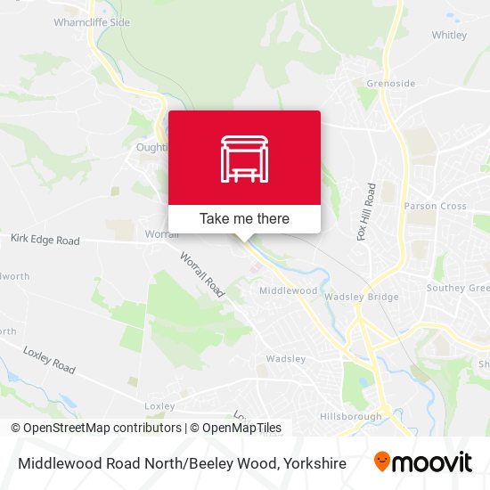 Middlewood Road North / Beeley Wood map