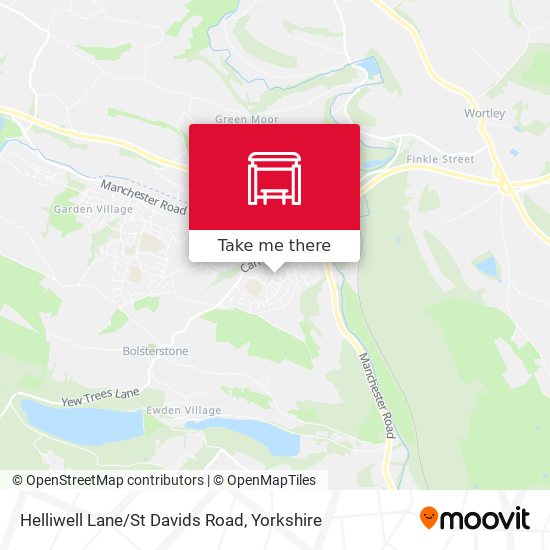 Helliwell Lane/St Davids Road map