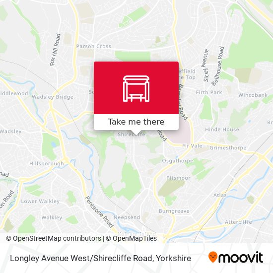 Longley Avenue West / Shirecliffe Road map