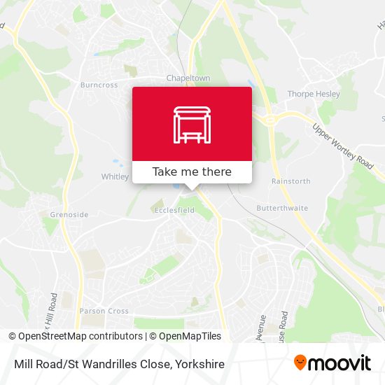 Mill Road/St Wandrilles Close map