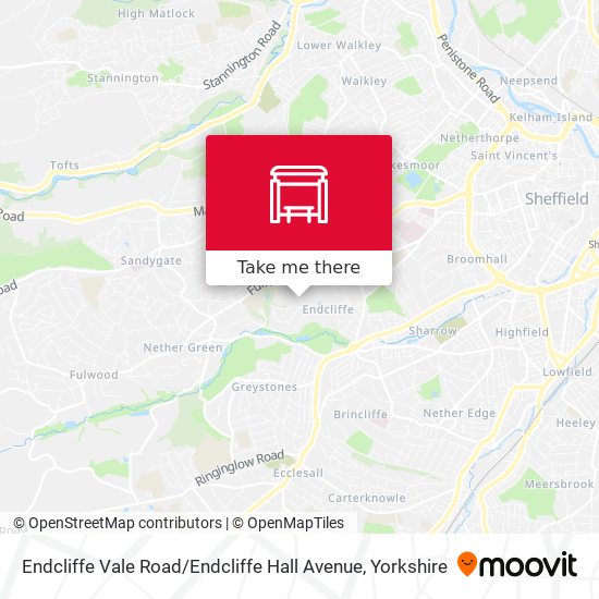 Endcliffe Vale Road / Endcliffe Hall Avenue map