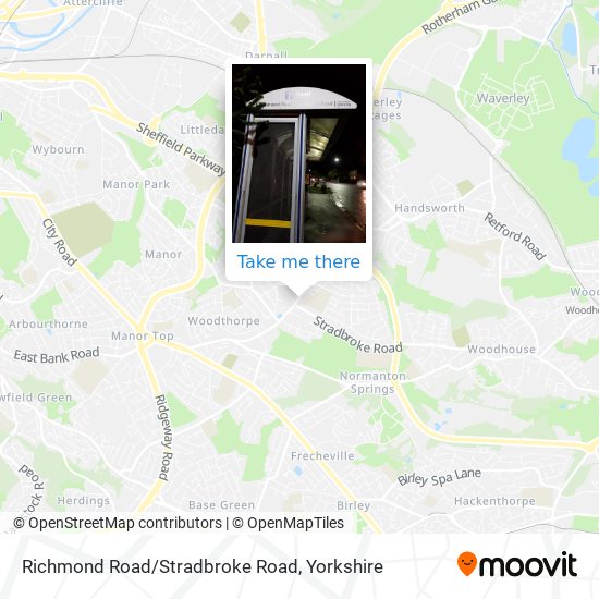 Richmond Road/Stradbroke Road map