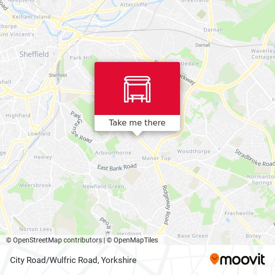 City Road/Wulfric Road map