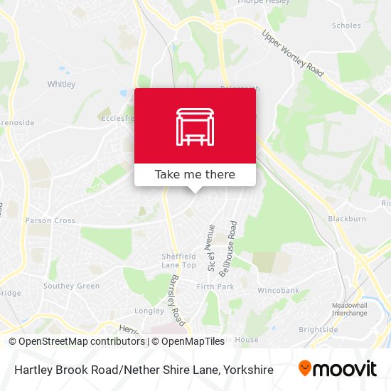 Hartley Brook Road / Nether Shire Lane map