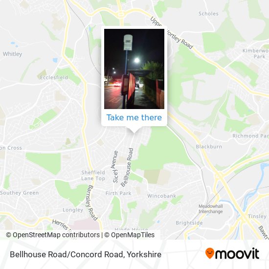 Bellhouse Road/Concord Road map