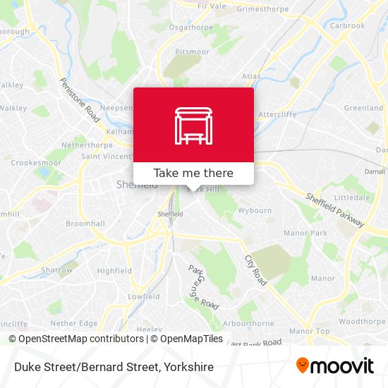 Duke Street/Bernard Street map