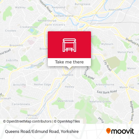 Queens Road/Edmund Road map