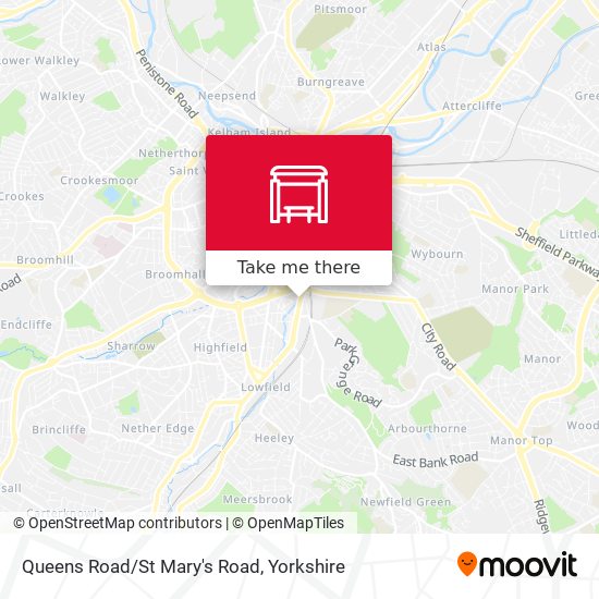 Queens Road/St Mary's Road map