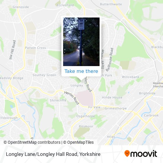 Longley Lane/Longley Hall Road map