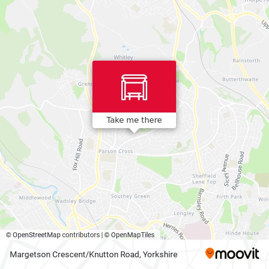 Margetson Crescent / Knutton Road map