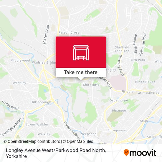 Longley Avenue West / Parkwood Road North map