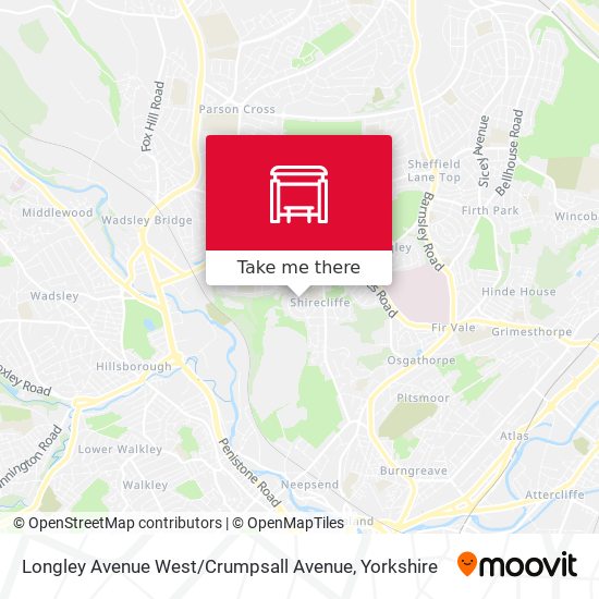 Longley Avenue West / Crumpsall Avenue map