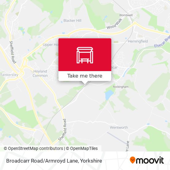 Broadcarr Road/Armroyd Lane map