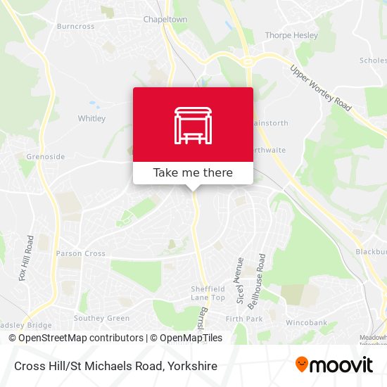 Cross Hill/St Michaels Road map