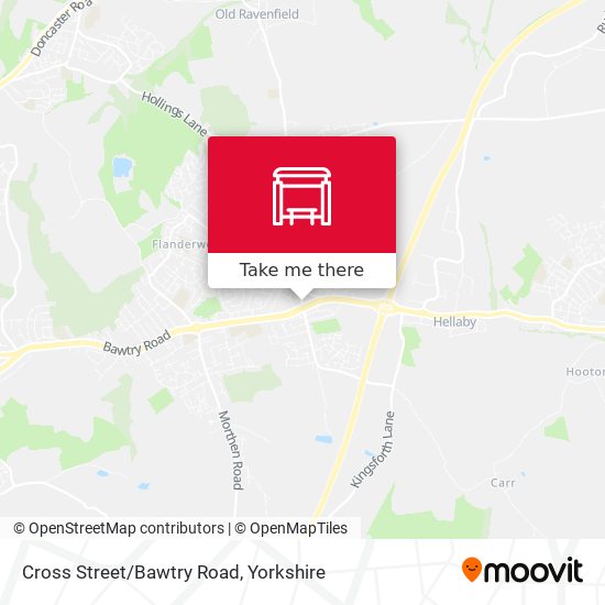 Cross Street/Bawtry Road map