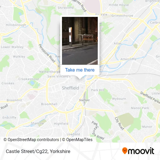 Castle Street/Cg22 map