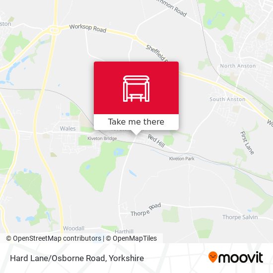 Hard Lane/Osborne Road map