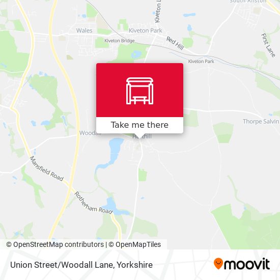 Union Street/Woodall Lane map