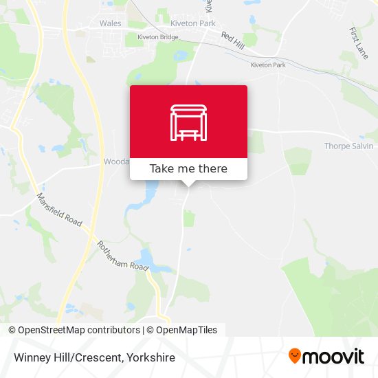 Winney Hill/Crescent map