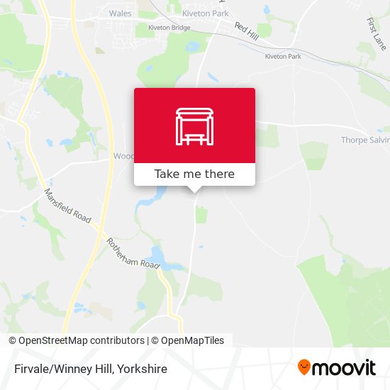 Firvale/Winney Hill map