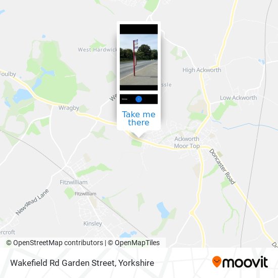 Wakefield Rd Garden Street map