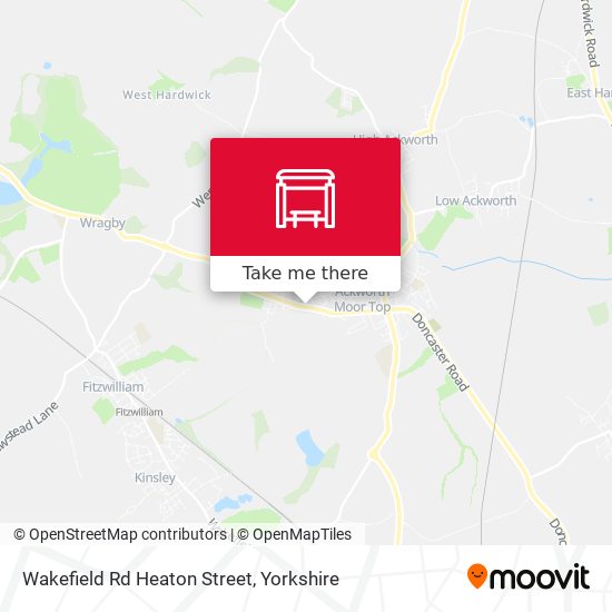Wakefield Rd Heaton Street map