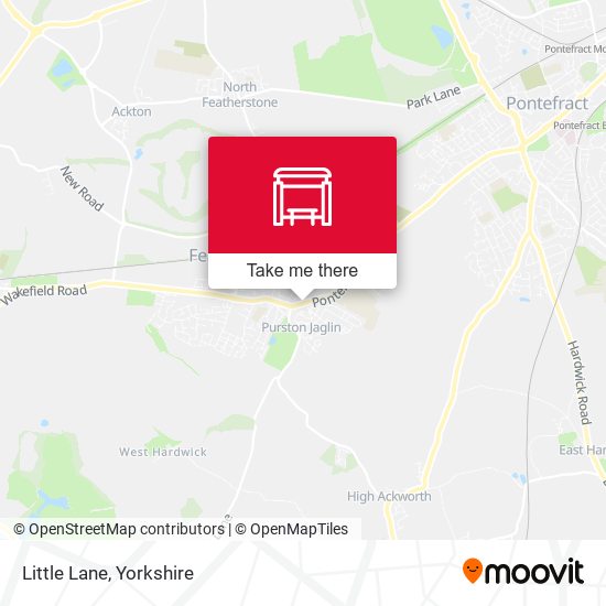 Little Lane map