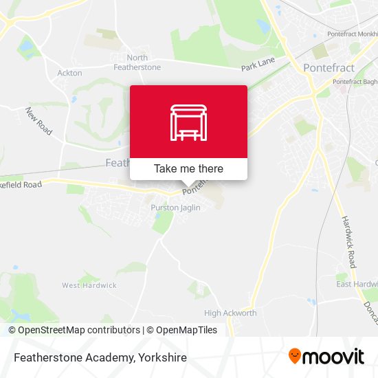 Featherstone Academy map